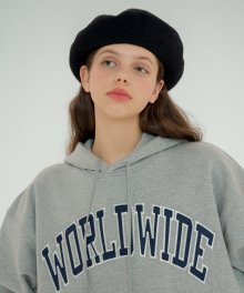 WORLDWIDE PATCH HOODIE_GY(21SSTP03)