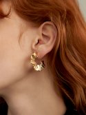 리엔느와르(leeENoir) Gathered Earring (2color)