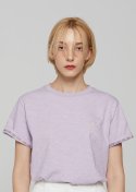 주네시(JUNECI) 에센셜 슬럽 티셔츠 - 라벤더