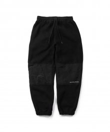 Fleece Jogger Pants Type.2 -Black-