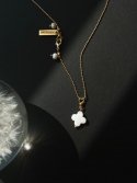 위트홀리데이(WIT-HOLIDAY) mini pearl ball chain necklace*2way - 마스크목걸이[gold]