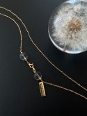 위트홀리데이(WIT-HOLIDAY) crystal ball chain necklace *2way - 마스크목걸이[gold]
