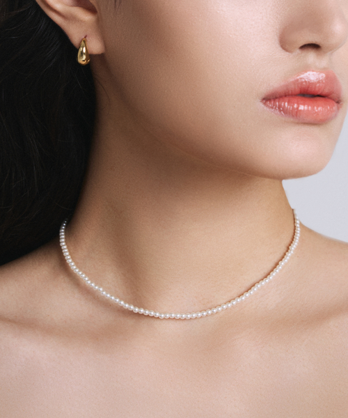 티오유(tou) LU115 Basic pearl necklace