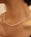 LU115 Basic pearl necklace