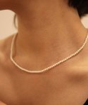 티오유(TOU) LU115 Basic pearl necklace