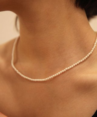 티오유(TOU) LU115 Basic pearl necklace