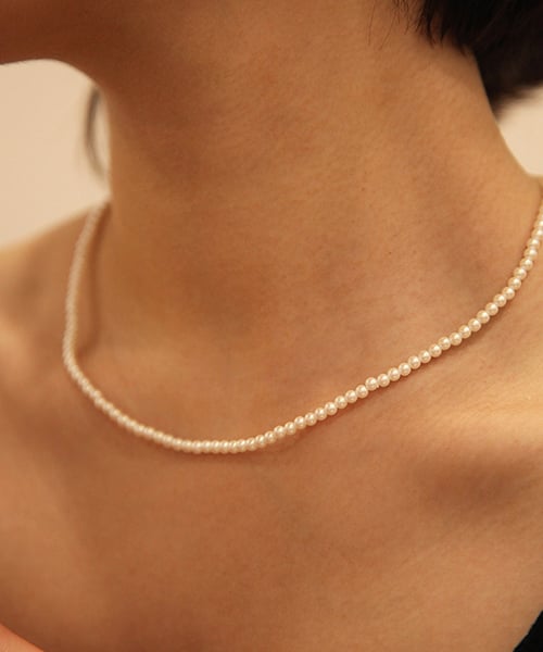 LU115 Basic pearl necklace