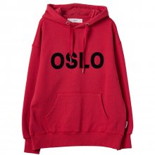 OSLO 루즈핏 후드티셔츠 (SH1THF702RD)