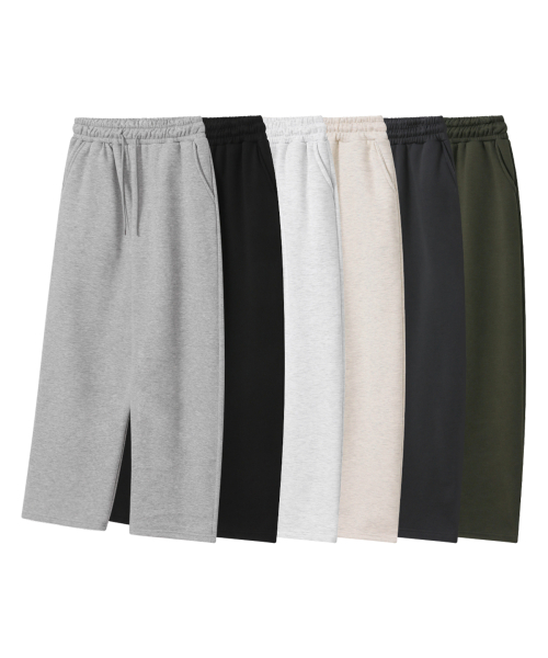 에스이에스티(selfesteem) [2PACK] 와이드핏 트레이닝 스웨트 팬츠 - 6color