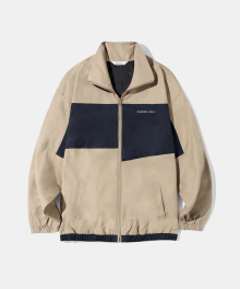 Separate Block Track Jacket J15 Beige/Navy