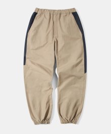 Separate Block Jogger Pants P11 Beige/Navy