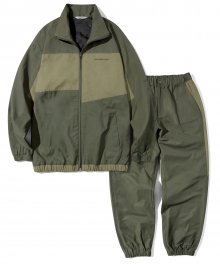 Separate Block Jogger SET Olive/Khaki