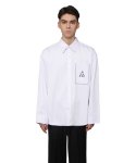 아클리세(ACLISE) Fake Pocket Shirts White