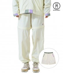 DETACHABLE TRAINING PANTS CREAM