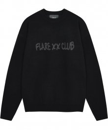 1.FLARE XX CLUB Knit Sweater (FU-161)