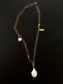 위트홀리데이(WIT-HOLIDAY) long ring chain necklace  *2way - 마스크목걸이[gold]