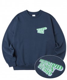 SOLID LOGO SWEATSHIRT BLUE(MG2BSMM483A)