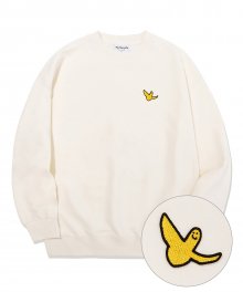 [22FW]Angel Wappen Sweatshirt Ivory