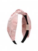 스윙셋(SWINGSET) Flower Jacquard Hairband (Pink)