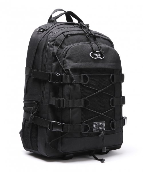 MUSINSA | DAYLIFE Double string backpack (black)