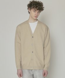 DWS SOFT BASIC CARDIGAN(SAND)