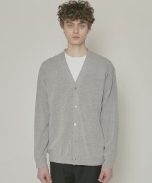 DWS SOFT BASIC CARDIGAN(GREY)