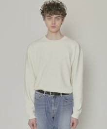 DWS SOFT BASIC ROUND SWEATER(IVORY)