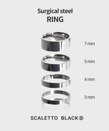 [써지컬스틸] BR53 Basic glossy ring