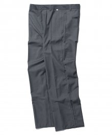 SIDE TWO TUCK PANTS - GRAY