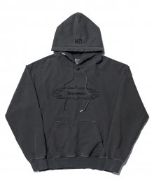 PST DYED HOODIE - DARK GRAY