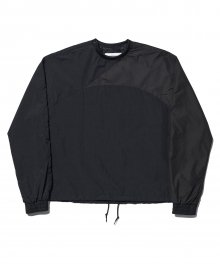 SLICED WARM-UP TOP - BLACK