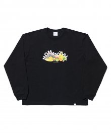 FRUITS LONG SLEEVE TEE - BLACK