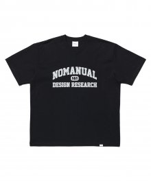 UNIVERSITY LOGO T-SHIRT - BLACK