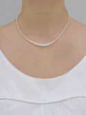 카인더베이비(KINDABABY) mini gradation pearl necklace
