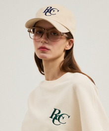 RCC Logo ball cap [CREAM BEIGE]