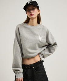 RCC Logo Crop Sweatshirt [MELANGE GREY]