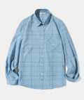 Holiday Check Shirt S71 Canal Blue