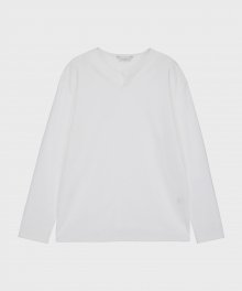 [COMMON][수피마]넥변형티셔츠 - 2color MXTS0121