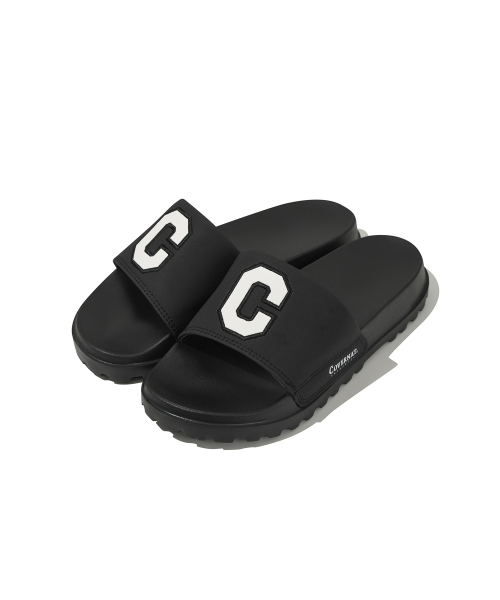 커버낫(covernat) C 로고 슬라이드 블랙