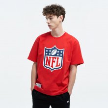 F212UTS323  클럽 빅 로고 숏 슬리브 티셔츠 1 NFL RED
