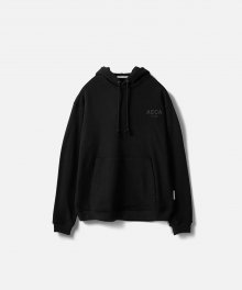 AECA SMALL LOGO PULLOVER HOODIE-BLACK