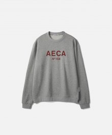 AECA BIG LOGO SWEATSHIRT-GREY