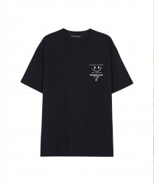 유니섹스 커트 아트웍 티셔츠 atb596u(BLACK/WHITE)
