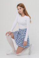 오키플레이스(OKEYPLACE) A line check skirt에이라인 체크 스커트