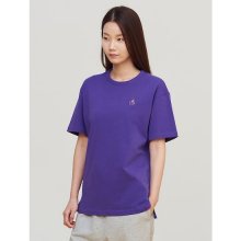 [GREEN BEANPOLE] 퍼플 라운드넥 오버핏 티셔츠 (BF1142N04U)