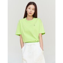 [GREEN BEANPOLE] 애플 그린 라운드넥 오버핏 티셔츠 (BF1142N04K)