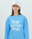 타입서비스(TYPE SERVICE) Web Sweatshirt [Light Blue]