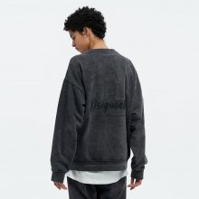 F211USW252 피그먼트 크루 맨투맨 DGREY