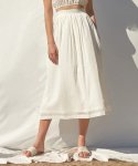로에(LEAUET) Azaria Cotton Midi Skirt