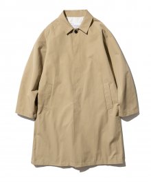 essential balmacaan coat beige